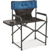 Guide Gear Oversized Tall Director’s Camp Chair, Portable, Folding, 500-lb. Capacity Blue/Black(Blue/Black)