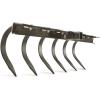 Guide Gear Tine Plow Attachment for ATV, UTV, Truck, Leveling Landscape Rake, Vegetable Garden, 51” Wide with 6 Blades
