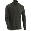 Guide Gear Turtleneck Long-Sleeve Tee; Shirt for Working, Hunting or Casual Wear for Men(Black)
