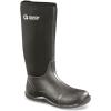 Guide Gear Women’s High Bogger Waterproof Rubber Hunting Work Rain Boots 14”, 5mm Neoprene Top(Black)