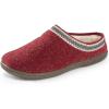 Guide Gear Women’s Wool Clog House Slippers, Indoor and Outdoor, Ladies Bedroom Slippers(Burgundy)