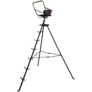 Guide Gear 12′ Tripod Deer Stand Tower for Hunting Climbing Hunt Seat, Hunting Gear Equipment Accessories