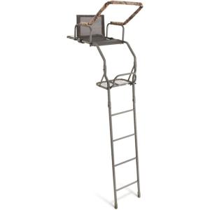 Guide Gear 16′ Ladder Tree Stand for Hunting Climbing Seat Hunt Gear Equipment Accessories