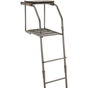 Guide Gear 18’ Ladder Tree Stand for Archery with Seat and Foot Platform, Bow and Deer Hunting Accessories