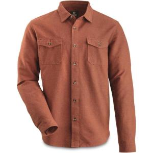 Guide Gear Campfire Chamois Shirt(Cognac)
