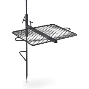 Guide Gear Campfire Grill Swivel Over Open Fire or Fire Pit, Height Adjustable w/Canvas Carry Bag