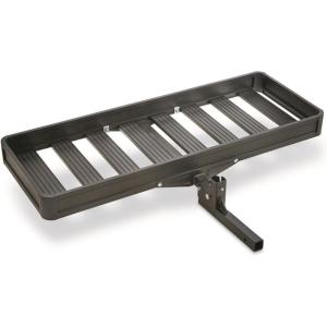 Guide Gear Hitch Vehicle Cargo Carrier, Luggage Rack, Storage, Folding Tray, Aluminum, Extra Large