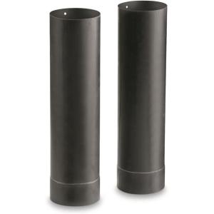 Guide Gear Large Outdoor Wood Stove Pipe Extension Accessories, 2-Piece Accessory Set