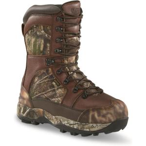 Guide Gear Leather Hunting Boots for Men Monolithic Extreme Waterproof Insulated, 2,400-gram Thinsulate Ultra(Realtree Apx)
