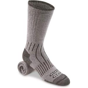 Guide Gear Lifetime Midweight Performance Crew Socks for Men and Women, Outdoor, Hiking, Running, Walking, Trekking, Sports(Charcoal)