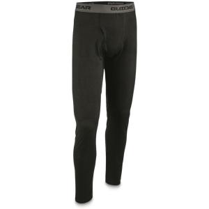 Guide Gear Lightweight Base Layer for Men, Compression Pants for Men, Men’s Leggings, Thermal Underwear(Black)