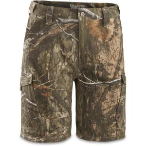 Guide Gear Men’s Camo Cargo Shorts, Cotton & Polyester Bermudas for Work, Casual, Hiking and Hunting This Summer Season(Mossy Oak Dna)