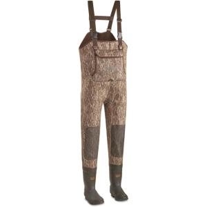 Guide Gear Men’s Hunting Chest Waders with Boots, Big and Tall Insulated, 1000 Gram(Mossy Oak Bottomland)