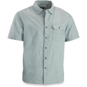 Guide Gear Men’s Solid Short Sleeve Button Up Shirt; for Casual Outdoor Activities(Sky Blue)