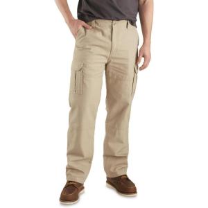 Guide Gear Outdoor 2.0 Flannel-Lined Cotton Cargo Pants(Khaki)