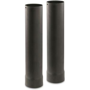 Guide Gear Outdoor Wood Stove Pipe Extension Accessories, 2-Piece Accessory Set