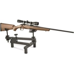 Guide Gear Shooting Rifle Bench Rest for Outdoor Range, Adjustable Portable Stand