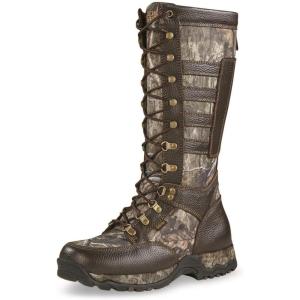 Guide Gear Snake Boots for Men, Rubber Hunting Boots Waterproof & Snake Proof(Mossy Oak Country Roots)