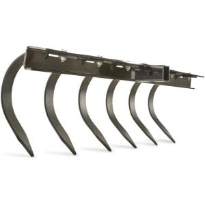 Guide Gear Tine Plow Attachment for ATV, UTV, Truck, Leveling Landscape Rake, Vegetable Garden, 51” Wide with 6 Blades