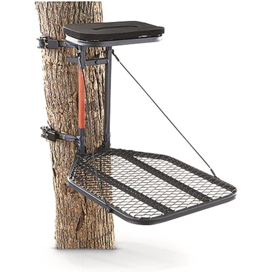 image:imageGuide Gear Hang On Tree Stand for Hunting with Seat and Foot Platform Deer Hunting Accessories