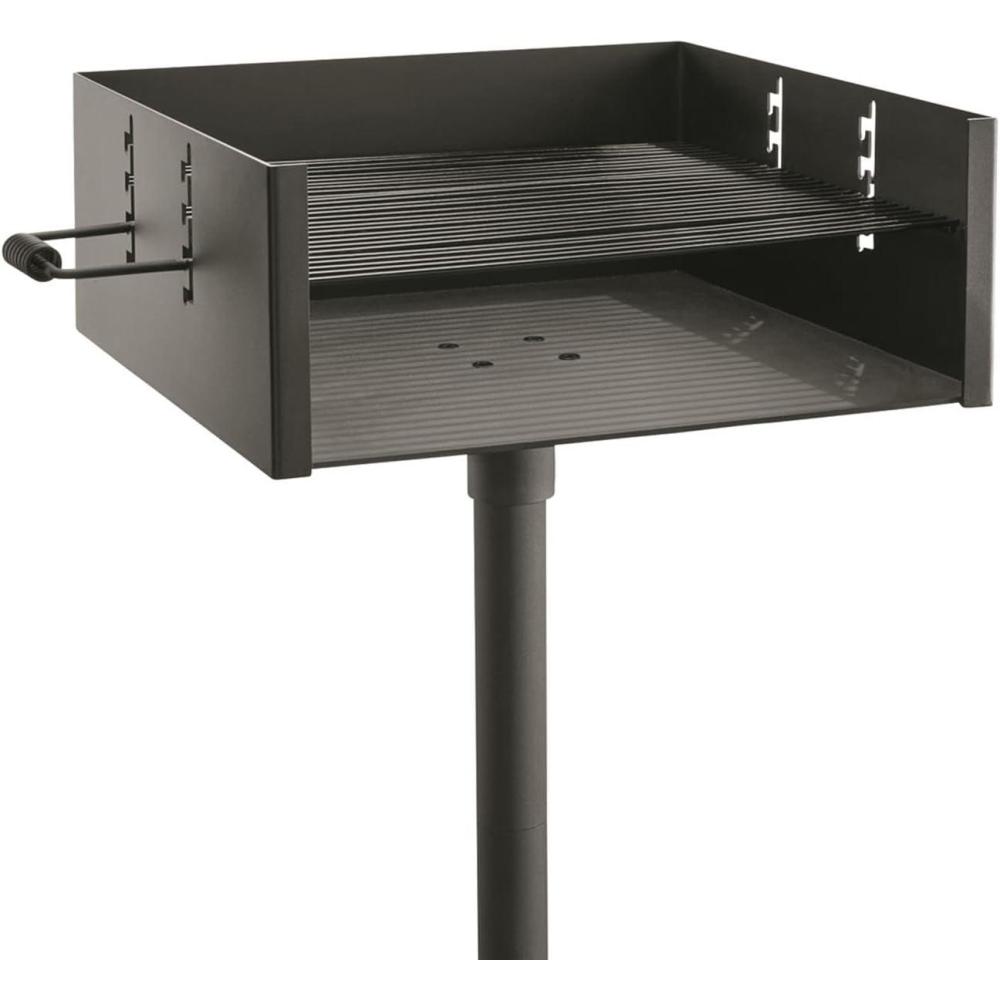 image:imageGuide Gear HeavyDuty ParkStyle Charcoal BBQ Grill for Camping Outdoor Cooking Backyard Patio Camp Grilling Barbecues 205 x 205 x 825h