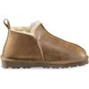 Guide Gear Double-Face Shearling Mens Boot Slippers, Leather, Fur-Lined, Warm, Lounge Booties, Bedroom House Shoes, Indoor and Outdoor(Brown Bomber)