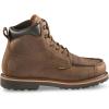 Guide Gear Rugged Timber Mens Chukka Boots Waterproof Leather Work Shoes, Moisture Wicking Insoles, Pull-On Ankle Boot(Canteen Brown)