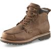 Guide Gear Rugged Timber Mens Chukka Boots Waterproof Leather Work Shoes, Moisture Wicking Insoles, Pull-On Ankle Boot(Canteen Brown)