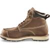 Guide Gear Rugged Timber Mens Chukka Boots Waterproof Leather Work Shoes, Moisture Wicking Insoles, Pull-On Ankle Boot(Canteen Brown/Sand)