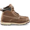 Guide Gear Rugged Timber Mens Chukka Boots Waterproof Leather Work Shoes, Moisture Wicking Insoles, Pull-On Ankle Boot(Canteen Brown/Sand)
