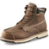 Guide Gear Rugged Timber Mens Chukka Boots Waterproof Leather Work Shoes, Moisture Wicking Insoles, Pull-On Ankle Boot(Canteen Brown/Sand)