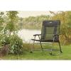 Guide Gear XXL Oversized Rocking Camping Chair, Heavy-Duty 600 lb Capacity Portable Folding Outdoor Camp Rocker Chairs for Adults Hunter Green/Black(Hunter Green/Black)