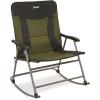 Guide Gear XXL Oversized Rocking Camping Chair, Heavy-Duty 600 lb Capacity Portable Folding Outdoor Camp Rocker Chairs for Adults Hunter Green/Black(Hunter Green/Black)