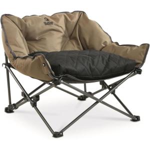 Guide Gear Padded Portable Pet Bed; Raised Outdoor Dog Couch, Cot Brown(Brown)