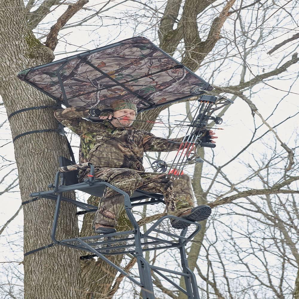 image:imageGuide Gear Tree Stand Umbrella Hunting Accessories for Deer Stands Deluxe WaterResistant Steel Frame