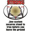 Guide Gear 15’ Single Shot Single Person Ladder Tree Stand with Grip Jaw System; Portable, Hunting Deer Season
