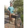 Guide Gear Heavy-Duty Park-Style Charcoal BBQ Grill for Camping, Outdoor Cooking, Backyard, Patio, Camp Grilling Barbecues, 15.5″ x 15″ x 8.25″h.