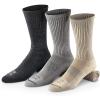 Guide Gear Lightweight Performance Crew Socks for Men and Women, Outdoor, Hiking, Running, Walking, Trekking, Sports, 1 Pair(Gray)