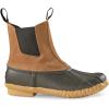 Guide Gear Men’s Pull On Insulated Leather Duck Boots Waterproof Rain Shoes, 400 Gram(Tan)