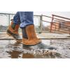 Guide Gear Men’s Pull On Insulated Leather Duck Boots Waterproof Rain Shoes, 400 Gram(Tan)
