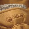 Guide Gear Men’s Waterproof Genuine Deerskin Leather Mittens Lined with Wool Liner Mitts, Windproof for Wood Chopping(Light Brown)