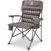 Guide Gear Oversized XL Comfort Padded Mammoth Camping Chair; Includes Carry Bag, Portable, Folding, Large Camp Lounge Chairs for Outdoor, Adults, Men and Women, Heavy-Duty 500-Pound Capacity Gray(Gray Plaid)