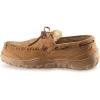 Guide Gear Suede Leather Moccasins for Men, Bedroom House Slippers, Indoor and Outdoor Shoes(Cinnamon)