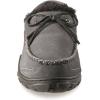 Guide Gear Suede Leather Moccasins for Men, Bedroom House Slippers, Indoor and Outdoor Shoes(Gunmetal)