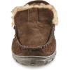 Guide Gear Suede Men’s Fur-Lined Suede Moccasin Slippers Indoor Outdoor Bedroom House Shoes(Cinnamon)