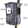 Guide Gear Universal Tree Stand Blind Kit for Hunting, Elevated Deer Blinds, Camo Tent Camo