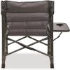 Guide Gear XL Comfort Padded Director’s Camp Chair; 400-lb. Capacity, for Camping, Fishing or by The Beach and Swimming Pool Green(Gray Plaid)