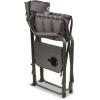 Guide Gear XL Comfort Padded Director’s Camp Chair; 400-lb. Capacity, for Camping, Fishing or by The Beach and Swimming Pool Green(Gray Plaid)