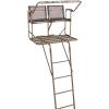 Guide Gear 17′ 2-Man Ladder Tree Stand Climbing Hunt Seat, Hunting Gear Equipment Accessories(Silver)