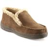 Guide Gear Burly II Men’s Fuzzy Warm Cozy Moccasin Slippers Indoor Outdoor Bedroom House Shoes(Sage)